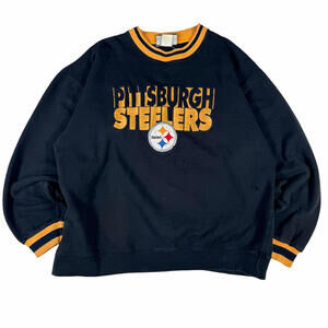 NFL Pittsburgh Steelers Merch Vintage Sweatshirt L